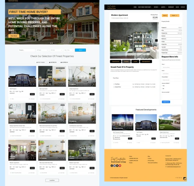 First construction website made by shakil rafshan